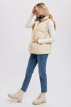 Load image into Gallery viewer, Denim Puffer Vest
