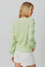 Load image into Gallery viewer, Textured Green Sweater
