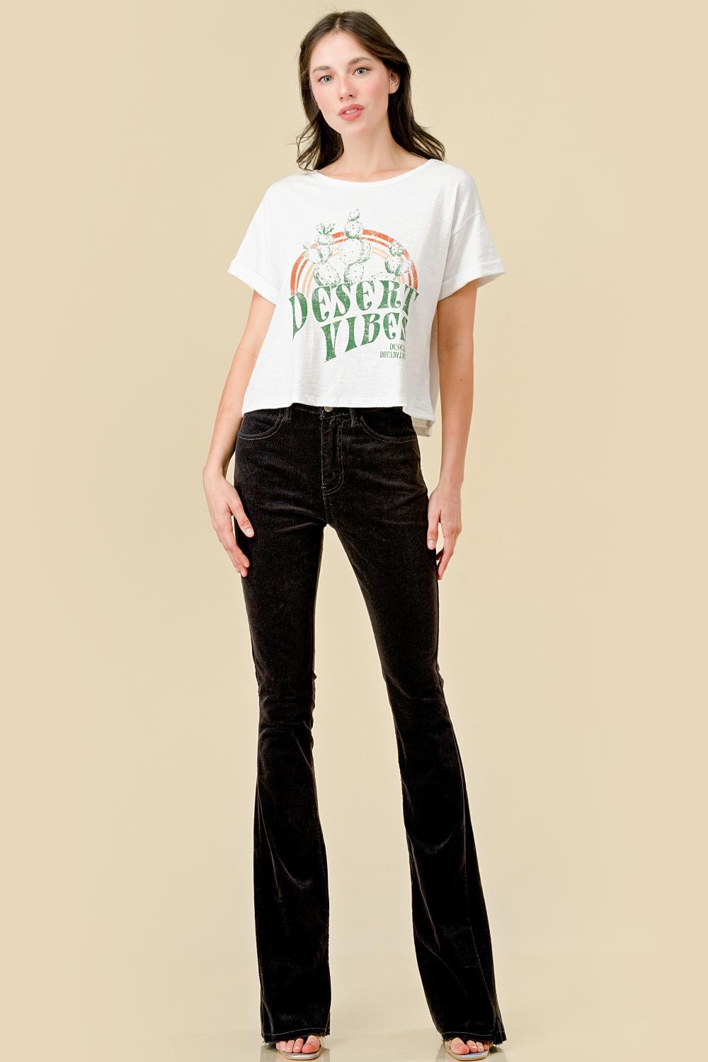 Corduroy Bootcut Pants