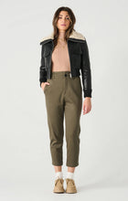 Load image into Gallery viewer, Dex Black Leather Fur Moto Jacket
