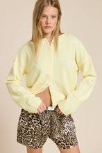 Load image into Gallery viewer, Essential Button Down Cardigan Top: Butter / M
