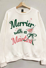 Load image into Gallery viewer, Merry Martini Christmas Sweatshirt
