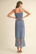 Load image into Gallery viewer, Blue Crochet Dress
