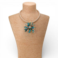Load image into Gallery viewer, Wynn Coral Flower Collar Necklace | Handmade Statement Jewelry
