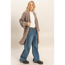 Load image into Gallery viewer, Herringbone Sweater Cardigan
