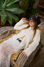 Load image into Gallery viewer, Essential Button Down Cardigan Top: Butter / M
