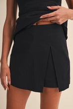 Load image into Gallery viewer, PEPLUM TOP AND SLIT MINI SKORT
