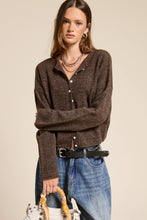 Load image into Gallery viewer, Essential Button Down Cardigan Top: Butter / L
