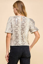 Load image into Gallery viewer, Snake Sequin Top
