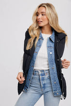 Load image into Gallery viewer, Denim Puffer Vest
