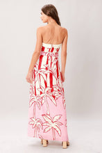 Load image into Gallery viewer, Palm Tree Strapless Dress
