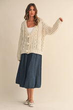 Load image into Gallery viewer, Caroline Chunky Knit Oversized Cardigan
