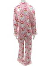 Load image into Gallery viewer, Christmas Print Satin Loungewear Set
