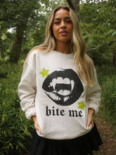 Load image into Gallery viewer, FRIDAY + SATURDAY BITE ME SWEATSHIRT
