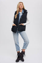 Load image into Gallery viewer, Denim Puffer Vest
