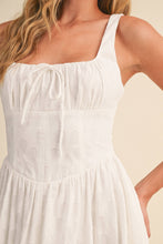 Load image into Gallery viewer, White Seersucker Coastal Dress
