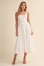 Load image into Gallery viewer, White Seersucker Coastal Dress

