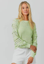 Load image into Gallery viewer, Textured Green Sweater
