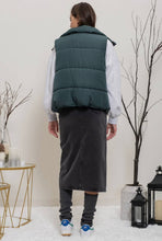 Load image into Gallery viewer, Bomber Puffer Vest
