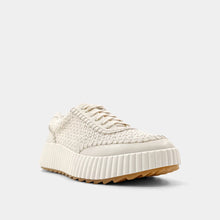 Load image into Gallery viewer, Cream Woven Sneakers
