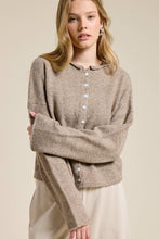 Load image into Gallery viewer, Essential Button Down Cardigan Top: Butter / L
