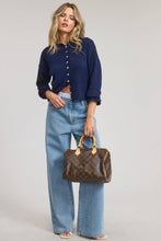 Load image into Gallery viewer, Essential Button Down Cardigan Top: Butter / L
