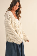 Load image into Gallery viewer, Caroline Chunky Knit Oversized Cardigan
