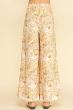 Load image into Gallery viewer, HIGH-WAISTED WIDE LEG SEASHELL PANTS - 4748BJ: Blue / S
