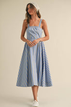 Load image into Gallery viewer, Yellow &amp; Blue Bonnie Dress

