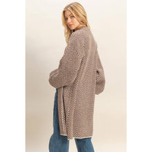 Load image into Gallery viewer, Herringbone Sweater Cardigan
