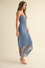 Load image into Gallery viewer, Blue Crochet Dress
