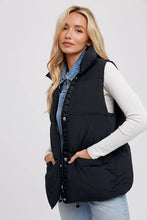 Load image into Gallery viewer, Denim Puffer Vest
