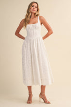 Load image into Gallery viewer, White Seersucker Coastal Dress

