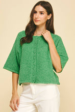 Load image into Gallery viewer, Kelly Green Half Sweater
