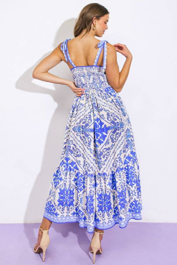 Santorini Blue Dress  Estelle&Bea Boutique