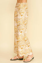 Load image into Gallery viewer, HIGH-WAISTED WIDE LEG SEASHELL PANTS - 4748BJ: Blue / S
