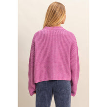 Load image into Gallery viewer, Orchid Oversized Ribbed Sweater
