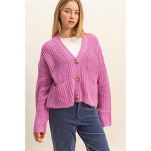 Load image into Gallery viewer, Orchid Oversized Ribbed Sweater
