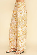 Load image into Gallery viewer, HIGH-WAISTED WIDE LEG SEASHELL PANTS - 4748BJ: Blue / S
