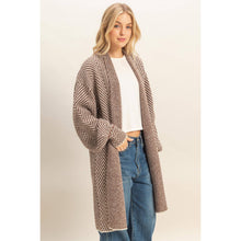 Load image into Gallery viewer, Herringbone Sweater Cardigan
