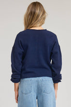 Load image into Gallery viewer, Essential Button Down Cardigan Top: Butter / S
