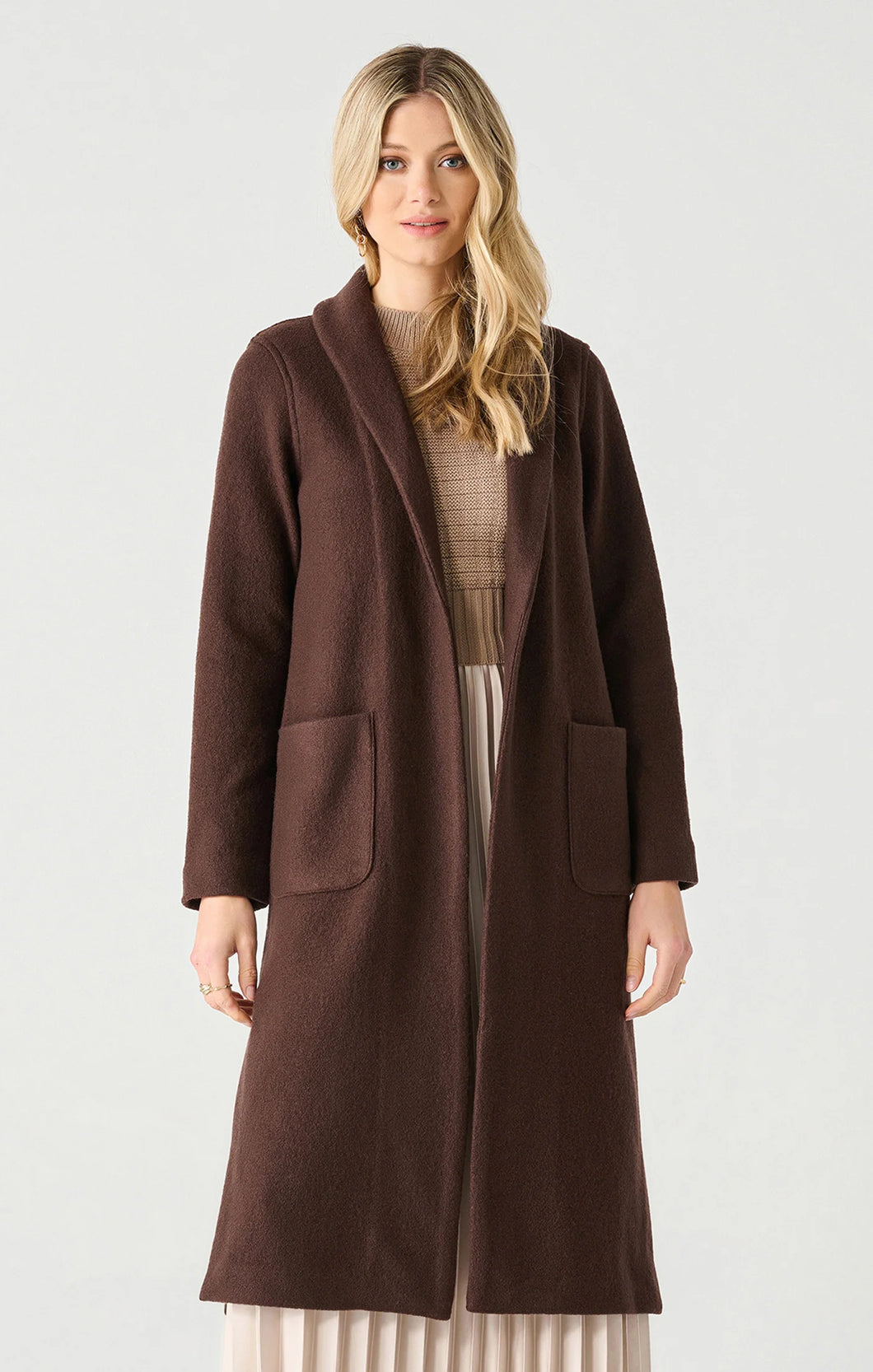 Dex Chocolate Brown Duster