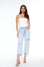 Load image into Gallery viewer, Blue Revival 90&#39;s Rhinestone Denim Jeans Light Wash
