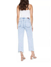 Load image into Gallery viewer, Blue Revival 90&#39;s Rhinestone Denim Jeans Light Wash
